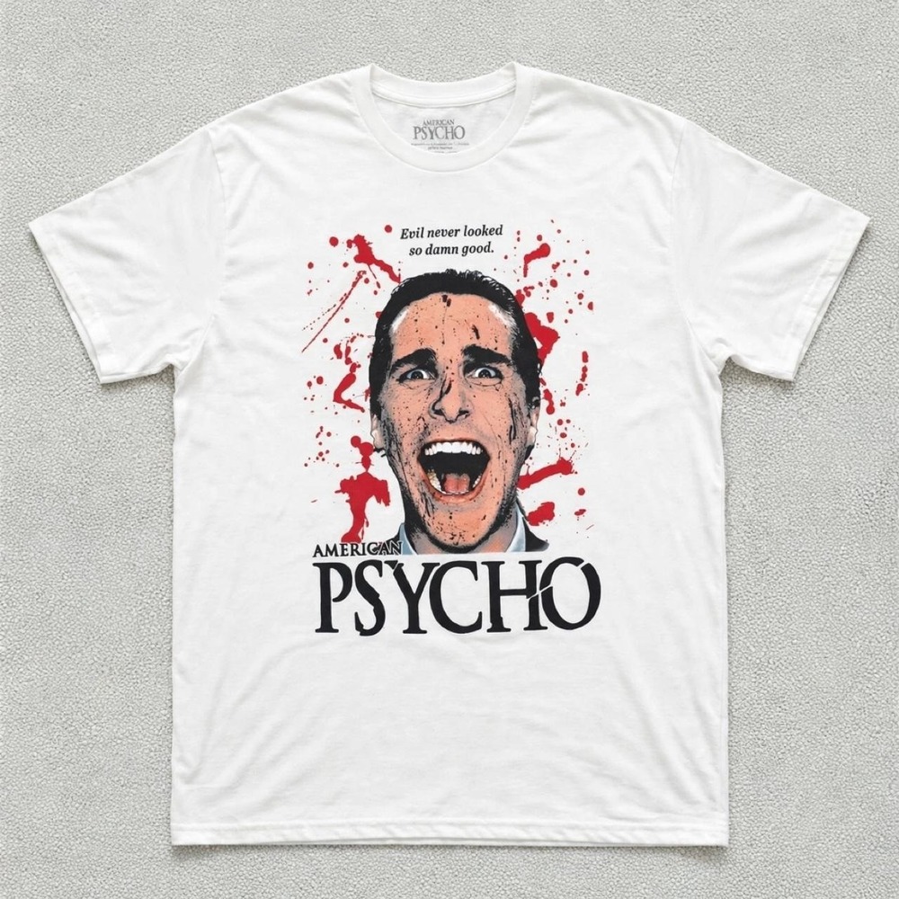 American‎ Psycho Bateman Blood Print Tee